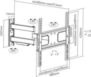 Sunne Wall mount, Black