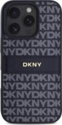 DKNY PU Leather Repeat Pattern Tonal