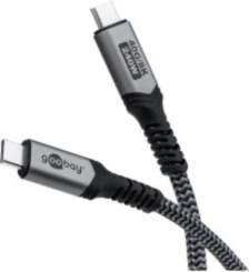 Goobay USB-C™ Cable with Textile Sheath