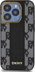 DKNY PU Leather Checkered Pattern Magsafe