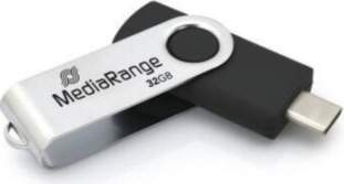 MEDIARANGE 1xUSB-C|Capacity 32GB|Read speed 70 MBytes/sec|Write