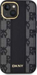 DKNY PU Leather Checkered Pattern Magsafe