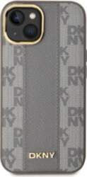 DKNY PU Leather Checkered Pattern Magsafe