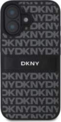 DKNY PU Leather Repeat Pattern Tonal
