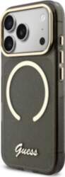 Guess IML Glitter Script Strap MagSafe