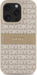 DKNY PU Leather Repeat Pattern Tonal