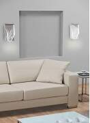 Sienas lampa Maxlight Silk kolekcija hroma