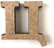 MDF burts "Ц", H:3cm