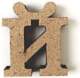 MDF burts "Й", H:3cm