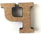 MDF burts "Ч", H:3cm