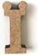 MDF burts "I:", H:3cm