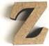 MDF burts "Z", H:3cm