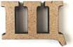 MDF burts "Щ", H:3cm