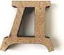 MDF burts "Д", H:3cm