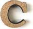 MDF burts "С", H:3cm
