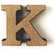 MDF burts "К", H:3cm