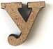 MDF burts "У", H:3cm