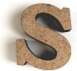 MDF burts "S", H:3cm