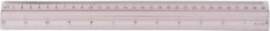 CENTRUM Lineāls 30cm caurspīdīgs, ar rokturi