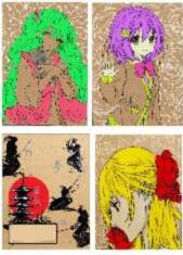CENTRUM Klade rūtiņu 96lp. "Anime"