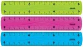 CENTRUM Lineāls 15cm SOFT ABS lokans