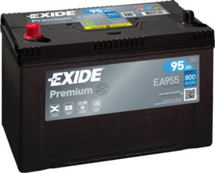Akumulators Exide EA955 95Ah, 800A, (+
