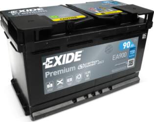 Akumulators Exide EA900 90Ah, 720A, (-