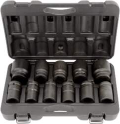 1", 8 pcs, Impact socket set