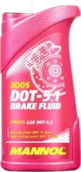 Тормозная жидкость Mannol 3005 DOT-5.1