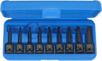 1/2", 9 pcs, Cr-Mo TORX bit