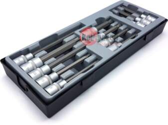 Force T4122 1/2 Socket bit set