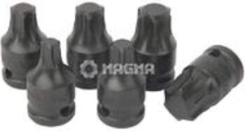 1/2", 6 pcs, Impact Torx socket