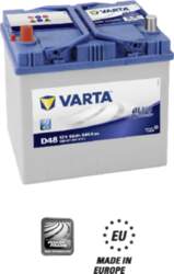 Akumulators Varta D48 60Ah, 540A, (+