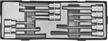 Force T4116 1/2 Socket bit set
