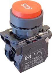 IP40 Plastic pushbutton switch convex FP