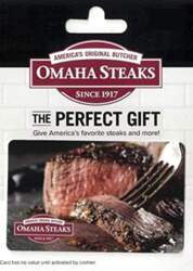 Omaha Steaks Gift Card 50 USD