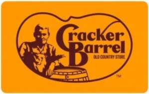 Cracker Barrel Gift Card 100 USD