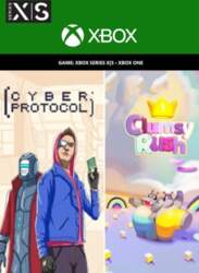 Clumsy Rush + Cyber Protocol XBOX