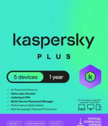 Kaspersky Plus (1 Year / 5