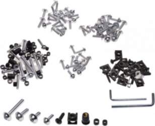 BOLT, ALUMINIUM SILVER (SET)