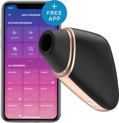 Klitora stimulators Satisfyer Love Triangle (melns)