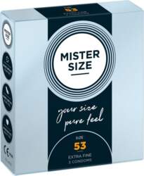 Prezervatīvi Mister Size 53 (3 gab
