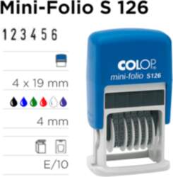 Numerators Colop Mini - Folio S126