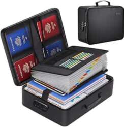 12 Pocket File Folders Expandable Documents