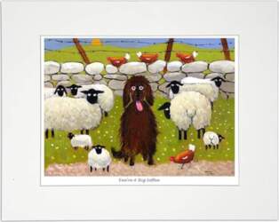 `Ewe`re A Big Softee` Mounted Print