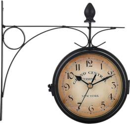 "Retoo Station Clock" divpusējais retro