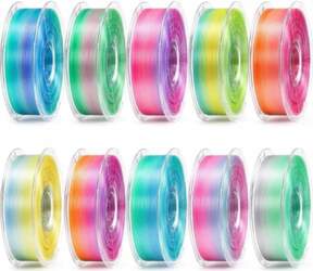 "Silk Rainbow" PLA 3D printera