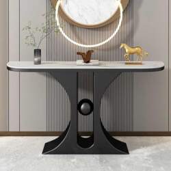 Accent Table, Modern Console Table for