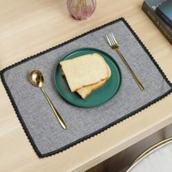 AMDXD 2er Set Tischset Boho Quadratisch
