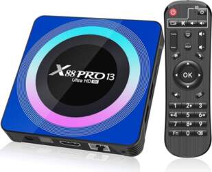 Android TV Box 13.0, X88PRO